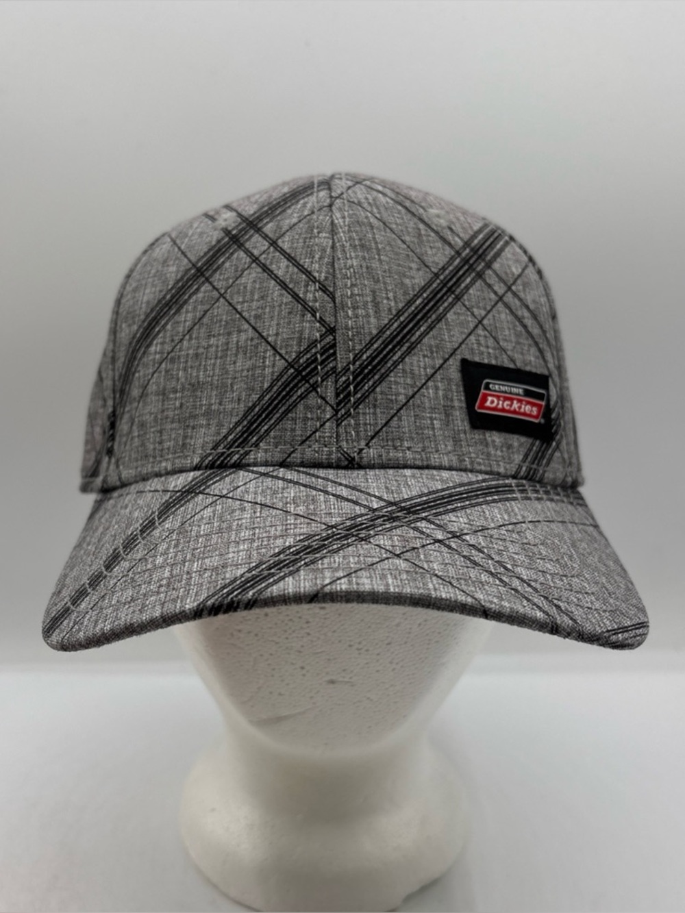 Genuine Dickies Grey/Black Glen Plaid Prince Of Whales One Size Fits All Hat